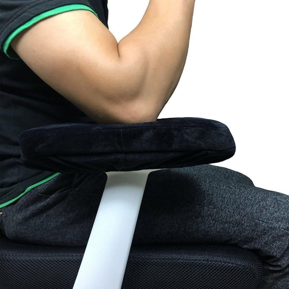 Chair Armrest Pads,Memory Foam Office Chair Arm Covers and Elbow Pillow for Elbows and Forearms Pressure Relief(Set of 2)