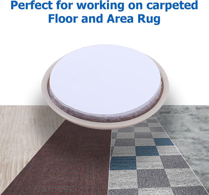 Self-Adhesive Furniture Sliders for Carpets, Furniture Moving Pads (36Pcs) 1-3/4" Furniture Mover Glides, Self Sticks Carpet Furniture Carrier - Move Any Item Quickly and Easily!