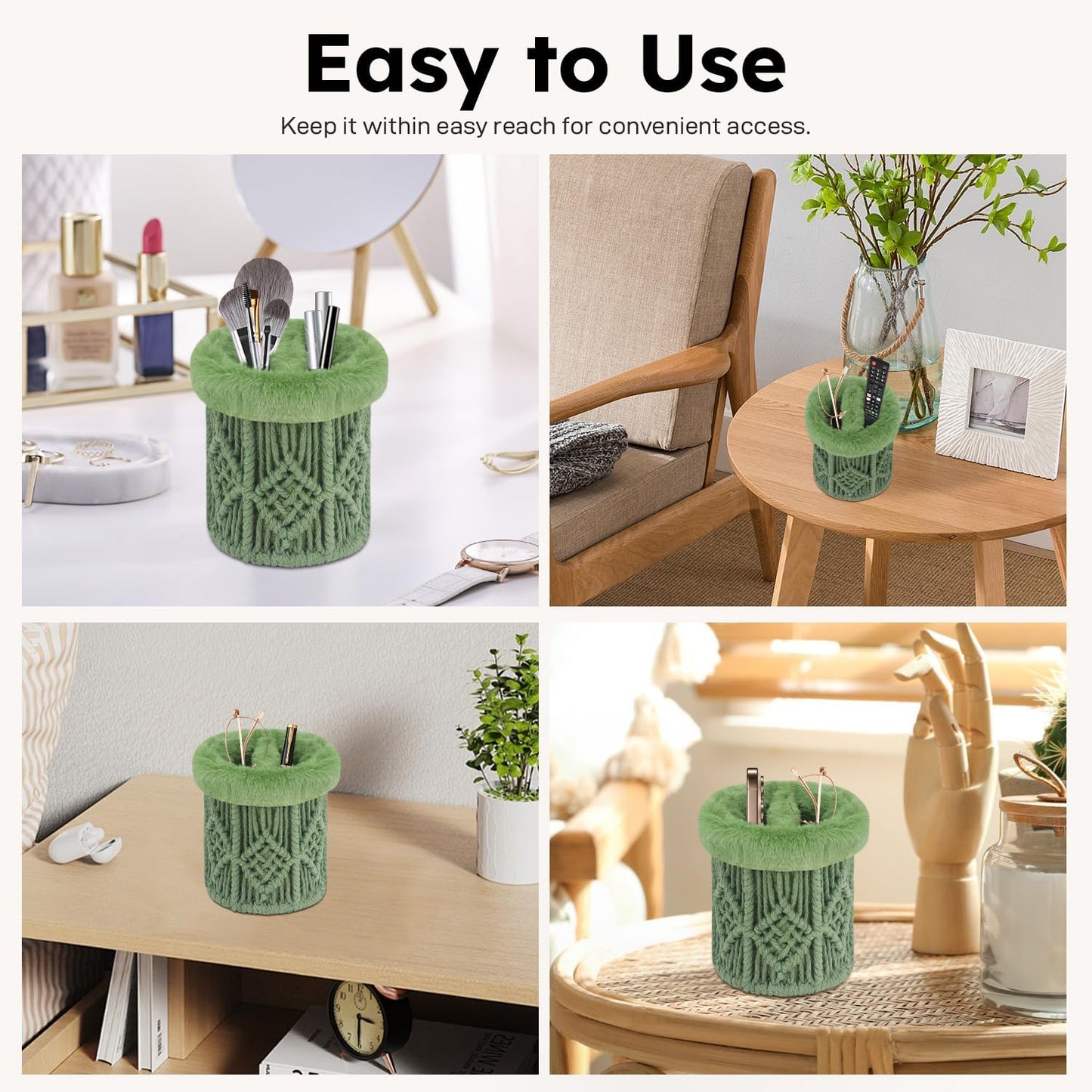 2 in 1 Glasses Holder, Anti-scratch Plush Lined Eyeglass Holder Stand for Nightstand Desk Eye-glass Storage Organizer