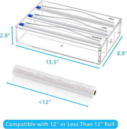 Tin Foil Organizer for Drawer | 12 Labels