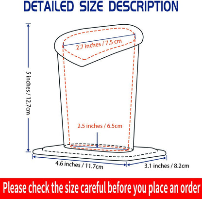 Plush Lined Eyeglasses Holder, PU Leather Glasses Stand Case