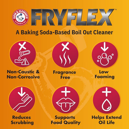 Arm & Hammer Fryflex Deep Fryer Boil Out Cleaner - 36 ct. (5 oz.)