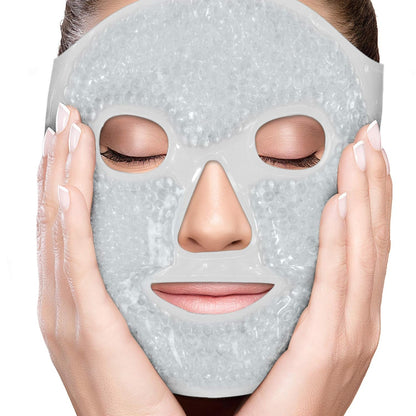 Cooling Gel Eye Mask Cold Compress for Puffy Eyes, Dark Circles, Headaches, Purple