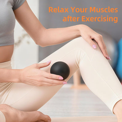 Massage Lacrosse Balls for Myofascial Release, Trigger Point Therapy | Foot Massage Ball to Relieve Plantar Fasciitis, Muscle Soreness