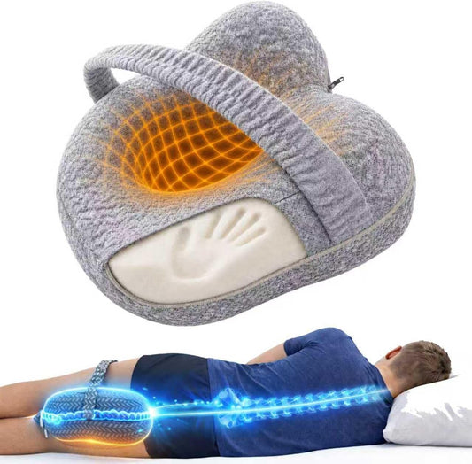 2026 Upgraded Butterfly Leg Pillow for Side Sleeping with Strap, Knee Pillow Between Legs for Sleep, Post-Surgery Leg Elevation for Blood Circulation, Sciatica Support for Back, Knees, Joints & Spine