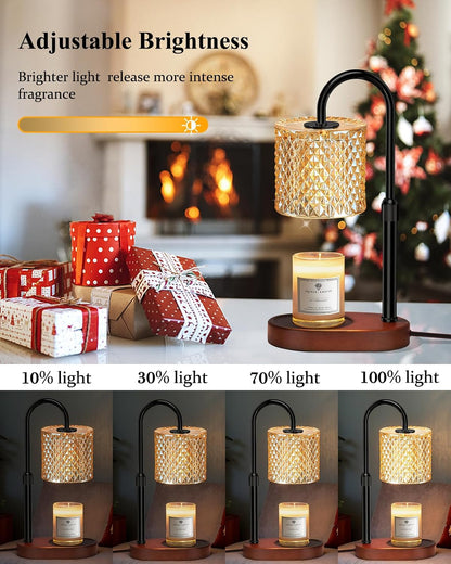Candle Warmer Lamp with Timer Dimmer Adjustable Height for New Home Decor, Birthday Gifts for Women,Candle Warmer for Women Mom Christmas Mother's Day Gfit