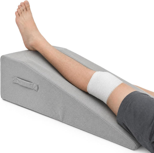 Breathable Leg Elevation Wedge Pillow for After Knee Replacement Surgery