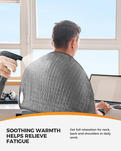 CooCoCo FSA Eligible HSA Hip Heating Pad for Hip and Sciatica Pain Relief | Heated hip brace, 6 heat levels, 4 timers, adjustable wearable fit, soft plush lining for hip, thigh, buttock and lower back