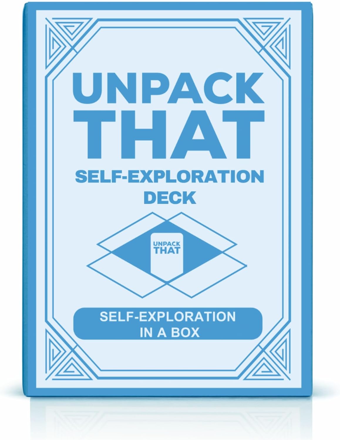 UNPACK THAT Self-Exploration Card Deck Personal Growth Cards - 100 Deep Questions for Self-Discovery, Mindfulness & Emotional Healing | Journal Prompt, for Her