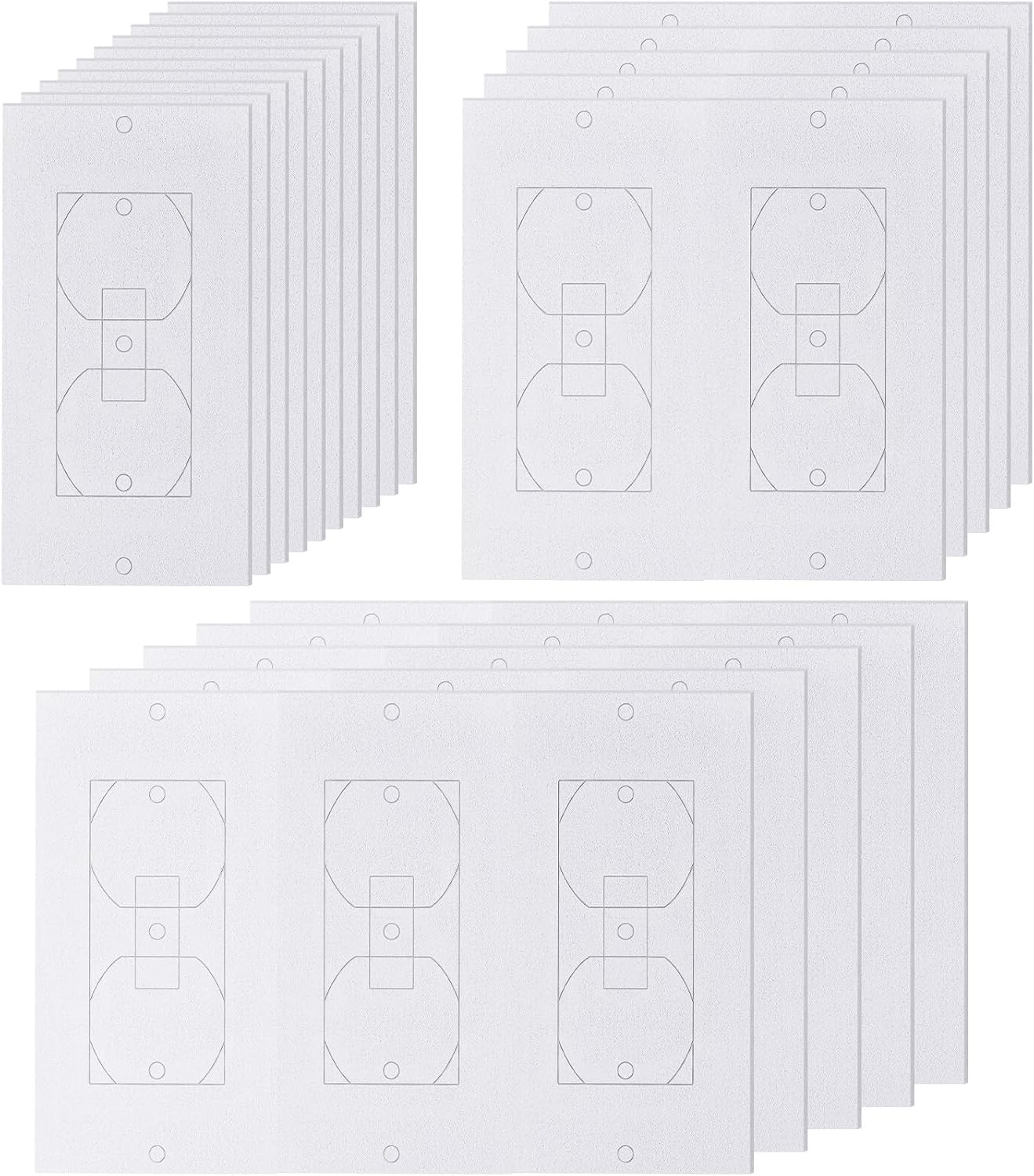 50 Pcs Outlet Insulation and Draft Sealers Foam Insulation Pads