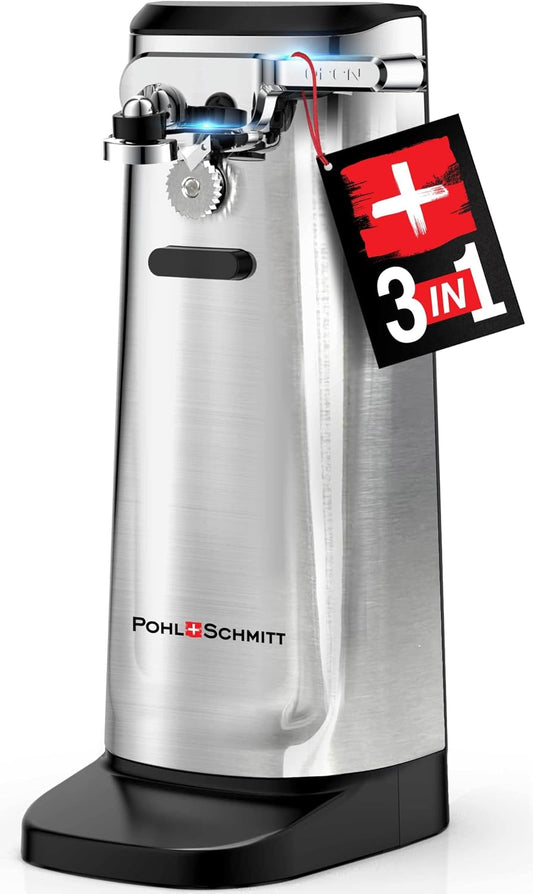 POHL SCHMITT Electric Can Opener, Knife Sharpener & Bottle Opener