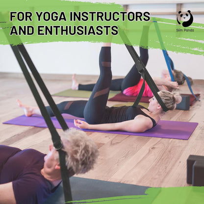Yoga Strap for Stretching,Cotton Yoga Strap with Adjustable D-Ring Buckle,Non-Elastic Yoga Belt for Pilates,Gym Workouts,Physical Therapy,Improve Flexibility
