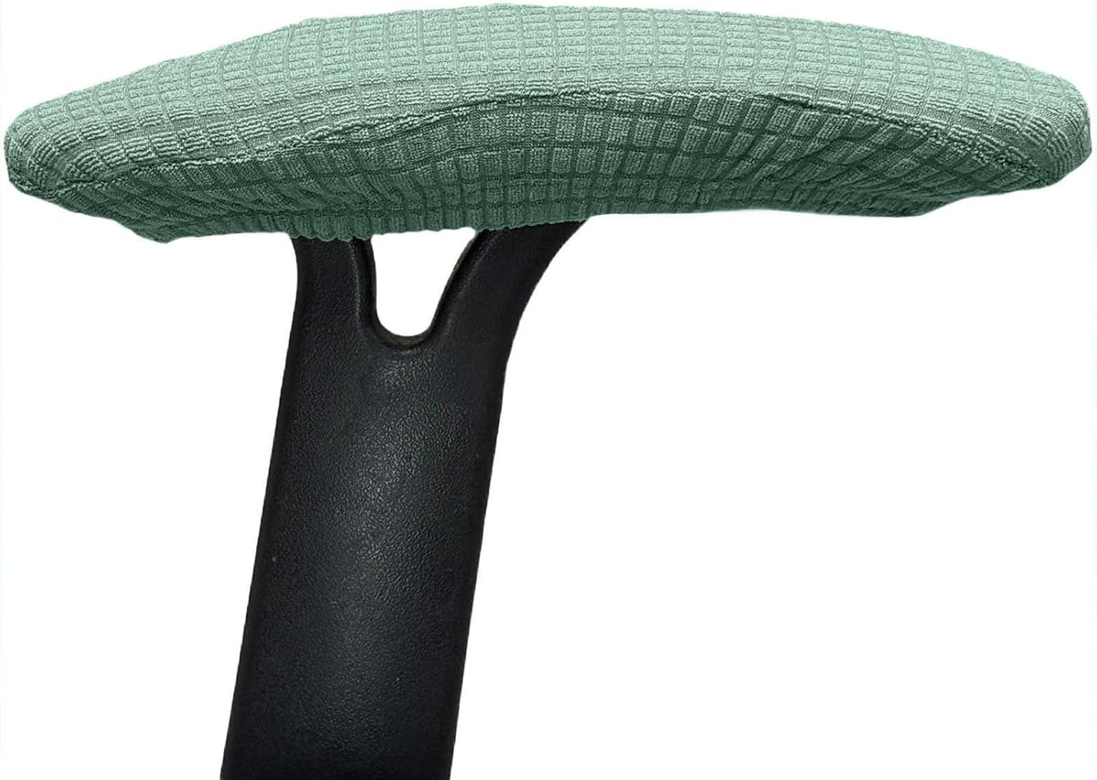 Melaluxe Office Chair Armrest Covers, Stretchable Removable Washable Chair Arm Covers, Elastic Desk Computer Gaming Chair Arm Rest Protector Slipcovers (Black)