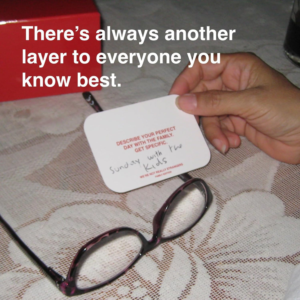 WE'RE NOT REALLY STRANGERS Self-Love Edition Card Game for Teens and Adults