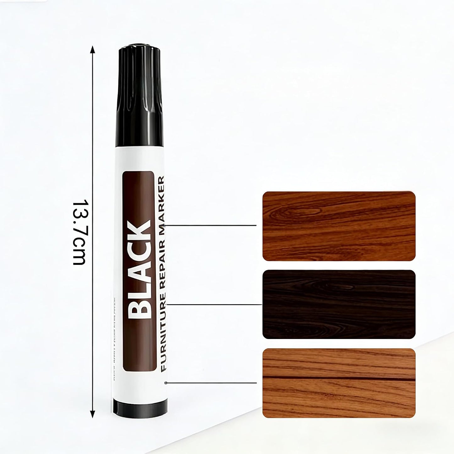 Wood Furniture Repair Pen Fix Scratches Floor Cabinet Table Door(WALNUT) | Restore floors! Top wood stain pen & furniture scratch repair markers. Ideal wood markers for scratches on doors & tables.