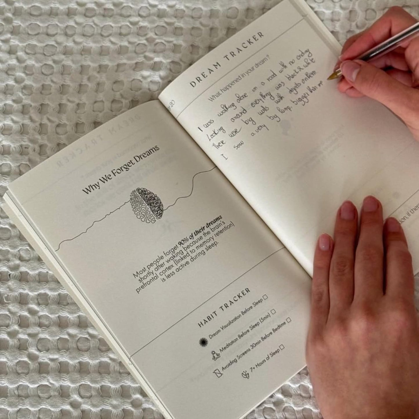 Dream Tracker – Guided Dream Journal for Women | Self Discovery & Emotional Healing Notebook for Lucid Dreaming, Sleep Reflection, and Subconscious Awareness