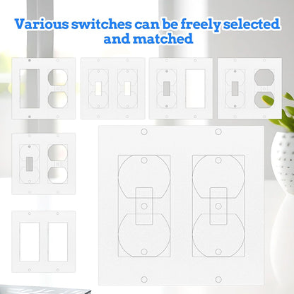 30 Pcs Outlet Insulation Pads, Wall Insulation Draft Sealers Electrical Outlet Cover Foam Outlet Gaskets for Wall Light Switch Socket Plug Plate Covers