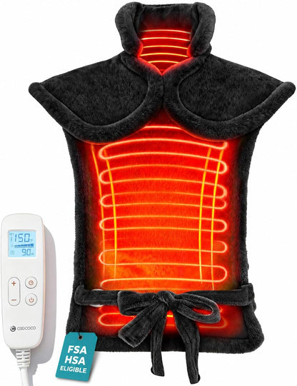 CooCoCo Heating Pad for Back Pain Relief, 24 X 33 in