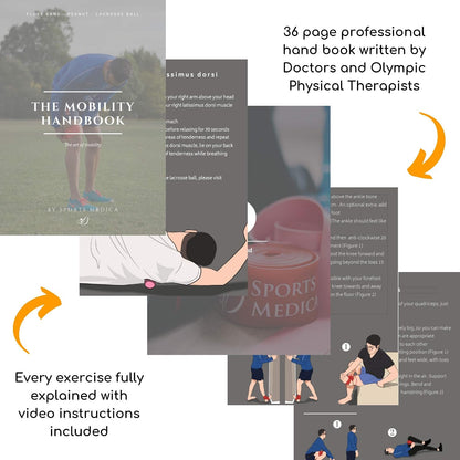 Lacrosse Ball for Myofascial Release, Trigger Point Massage Therapy | Best For Neck & Shoulder Pain, Video Series & eHandbook Included