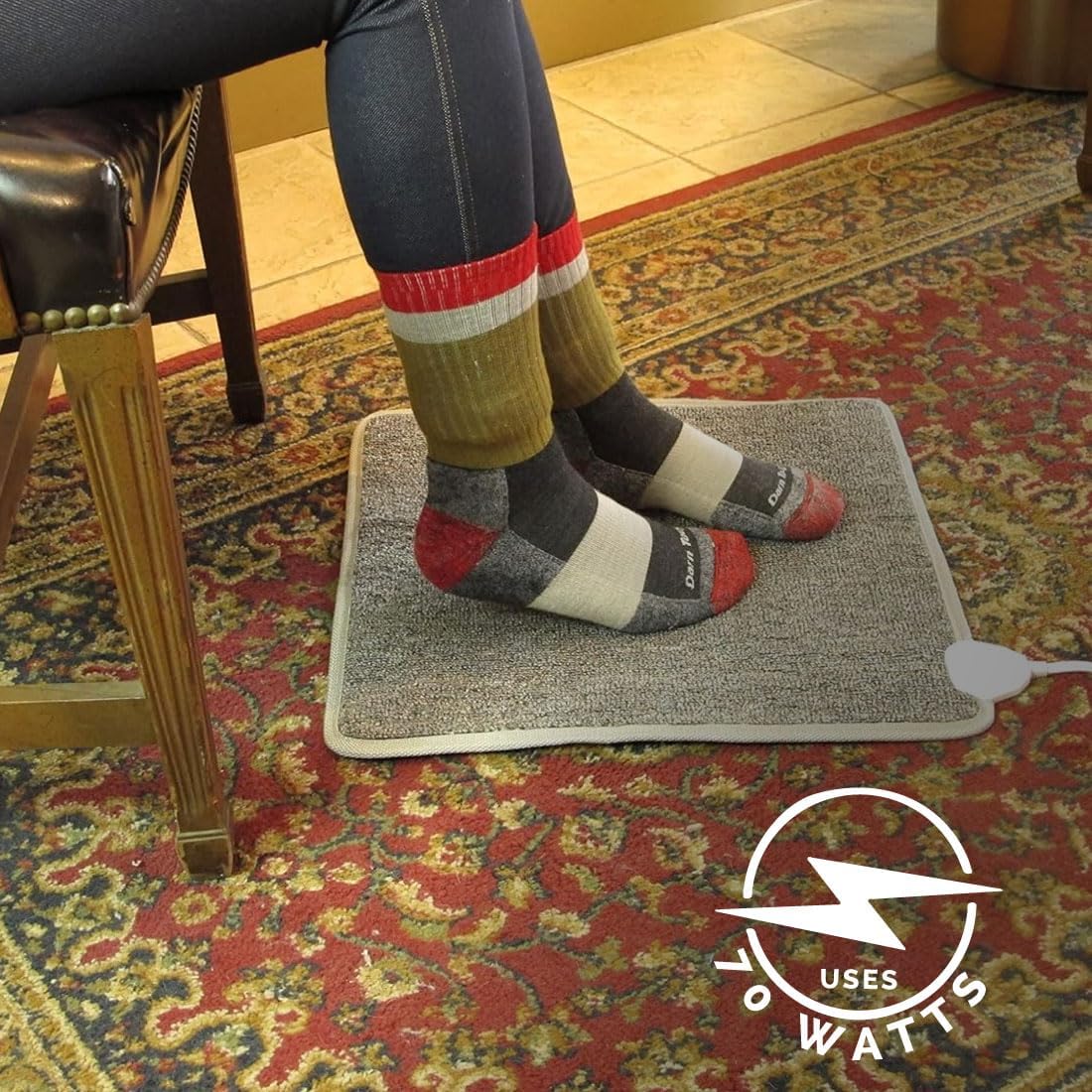 Cozy Products Cozy Toes Heated Foot Pad for Desk Chairs