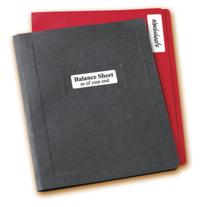 Avery® Multi-Use Removable Labels, 1" x 3", White, Non-Printable, 72 Blank Labels Total (6728)