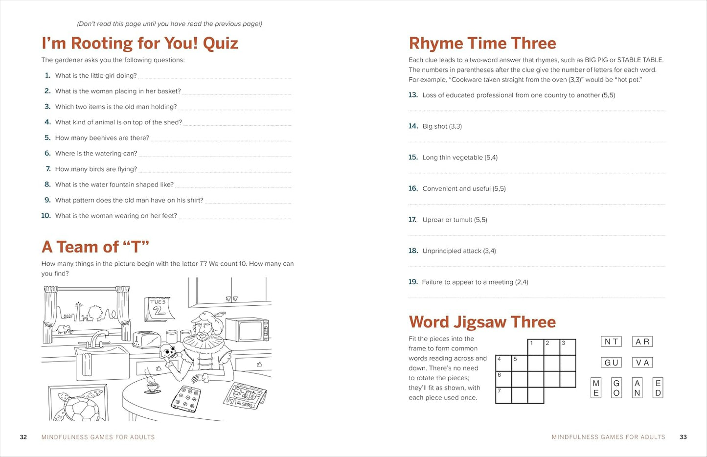 Mindfulness Games for Adults: 90+ Puzzles and Activities to Relax and Stay Present