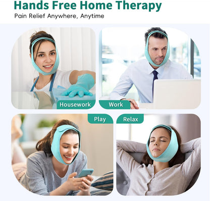 Wisdom Teeth Ice Pack Head Wrap for Pain Relief - Cold Hot Therapy for Face