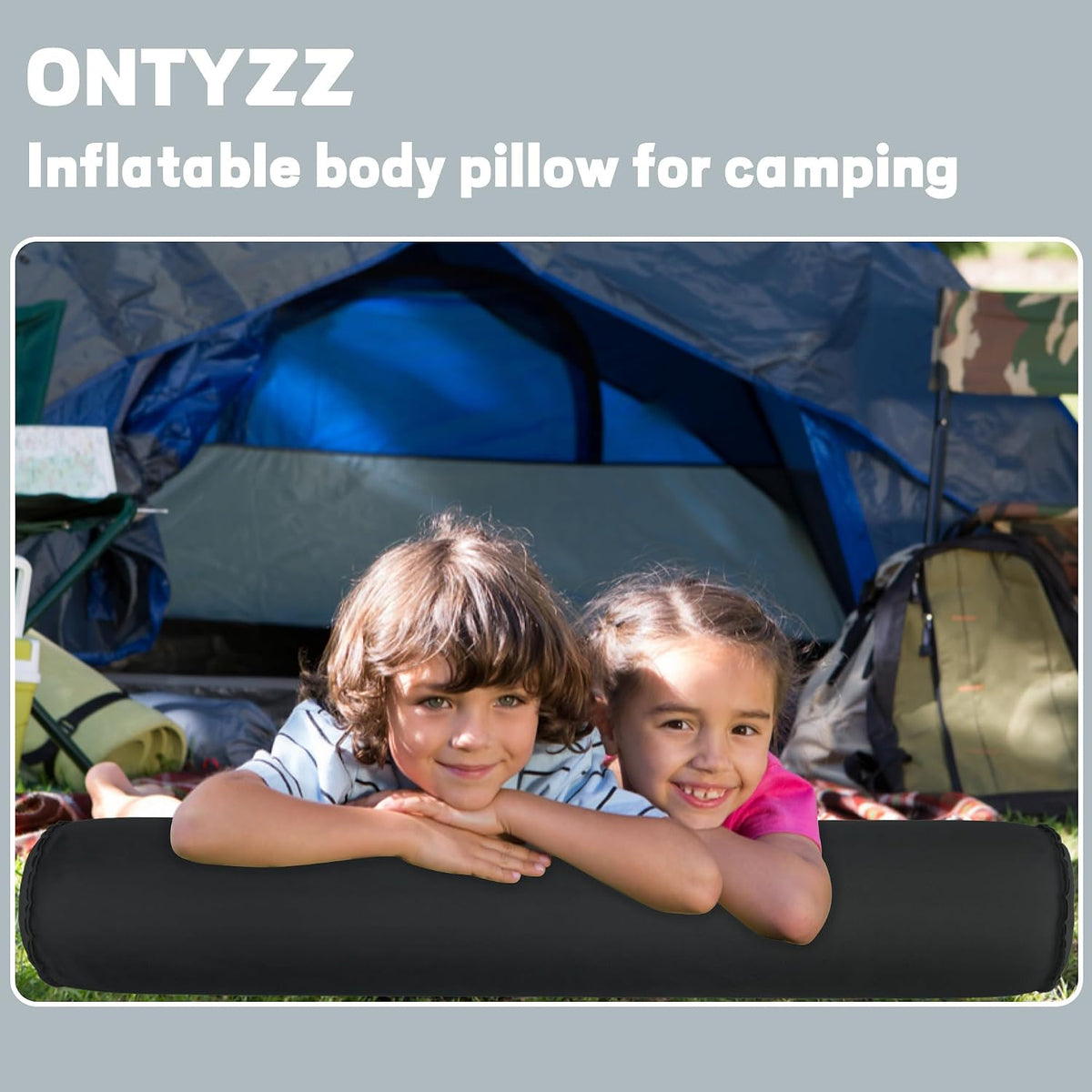 ONTYZZ Inflatable Round Neck Pillow Cervical Roll Pillow, 4.9 * 14.96 inch