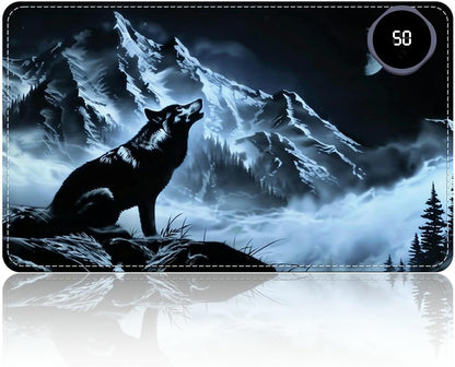 Heated Desk Pad Heated Large Mouse Pad, Electric Quickly Warm Desk Mat with 3 Levels Heating 3 Hours Auto Shut-Off, 31.5" x 13" Warm Gaming Mousepad Hand Foot Warmer, Baby Elephant