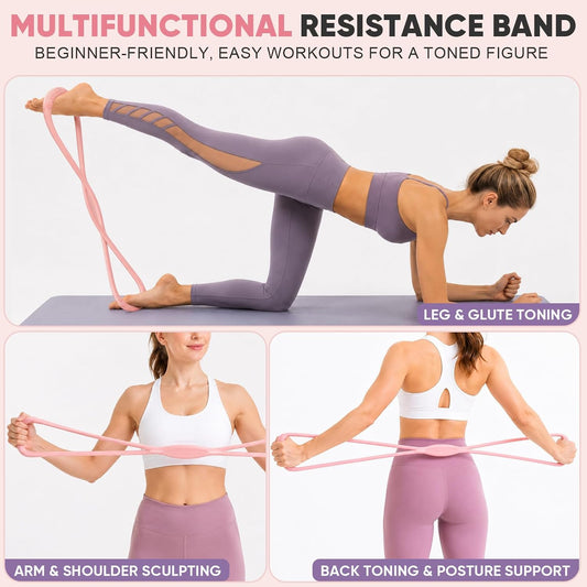 Figure 8 Resistance Bands, Exercise Bands for Stretching, 1Pcs