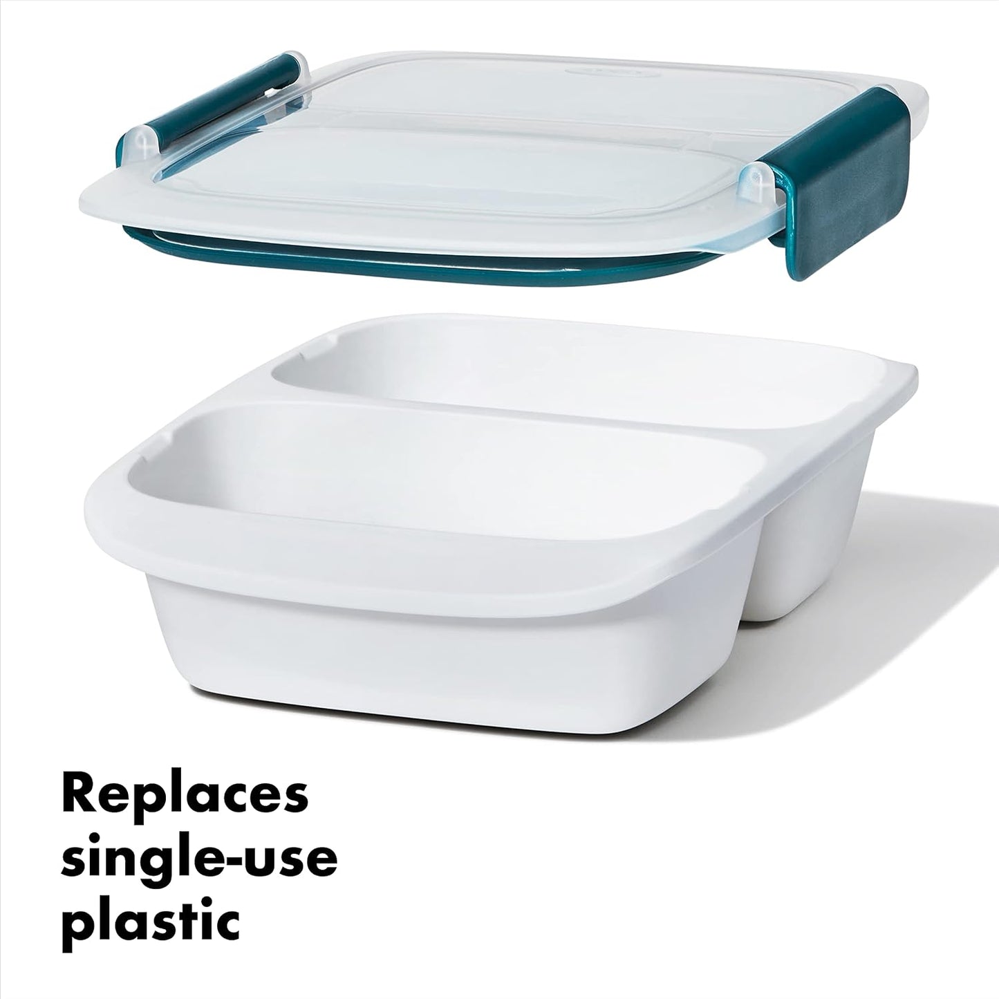 OXO Good Grips Prep and Go Container With Colander - Ocean Blue