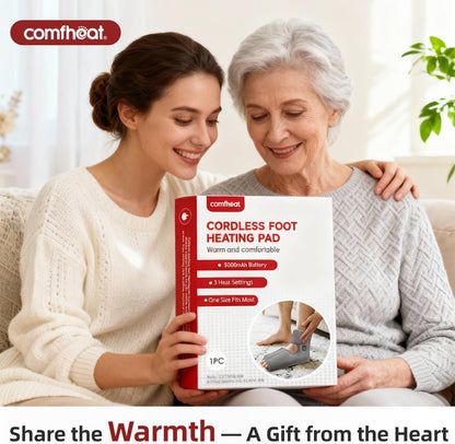 Cordless Foot Heating Pad for Plantar Fasciitis Foot Pain Relief