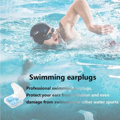 Earplugs for Sleeping Noise Cancelling, 8Pairs Reusable Ear Plugs