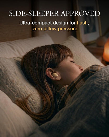 Final Audio ZE500 True Wireless ASMR Earbuds - Ultra-Compact Bluetooth Sleep Earbuds for Side Sleepers, 3D Binaural Sound, Zero Ear Pressure, Custom Tuned for Relaxation & ASMR (Dark Gray)