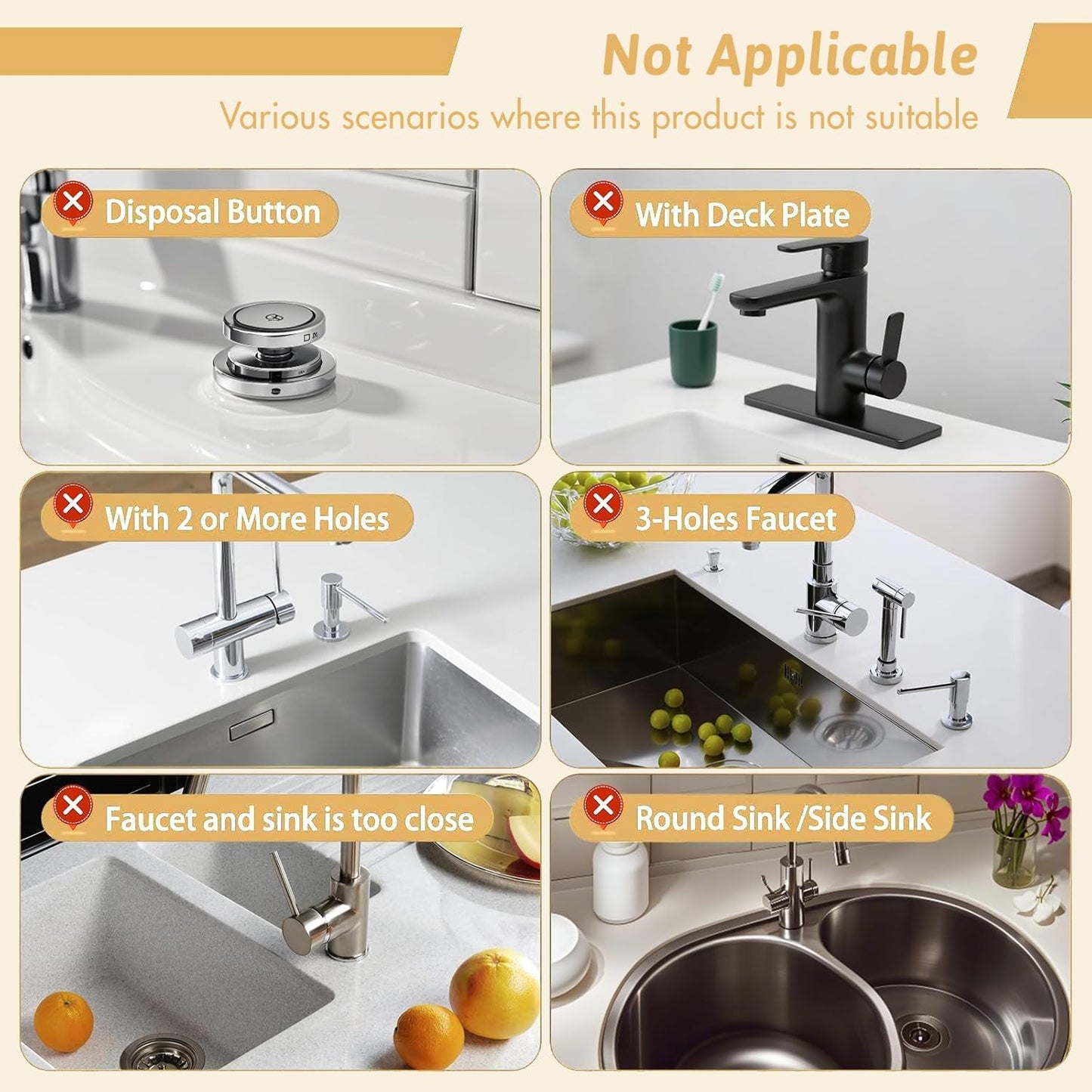 Faucet Mat for Kitchen Sink, 18" Wide Diatomite Fast Drying Stone Tray, Super Absorbent, Prevents Moisture Buildup, Faucet Water Splash Guard for Bathroom Counter, Sink Protector Gift for Mom, White