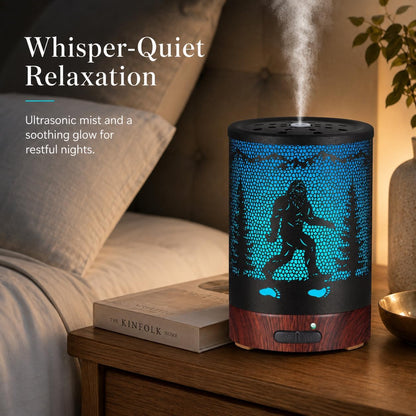 Tree Essential Oils Diffuser for Home 150ML Aromatherapy Diffuser | Birthday Gifts for Women mom,Metal Cool Mist Humidifier with 7 Colors Lights Waterless Auto Off Air Diffusers
