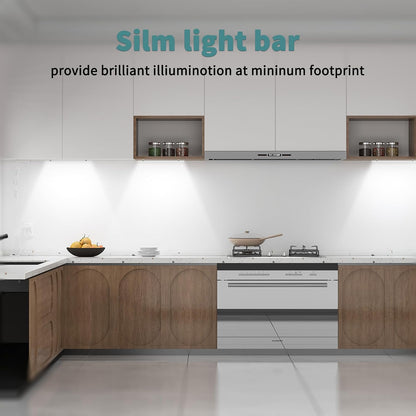 Motion Sensor Cabinet Lighting, 4500K Daylight, 3 Pack 12 inch Linkable