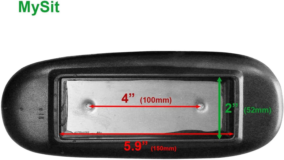 MySit Office Chair Armrest Replacement Universal 4" or 5.5" Mounting Hole