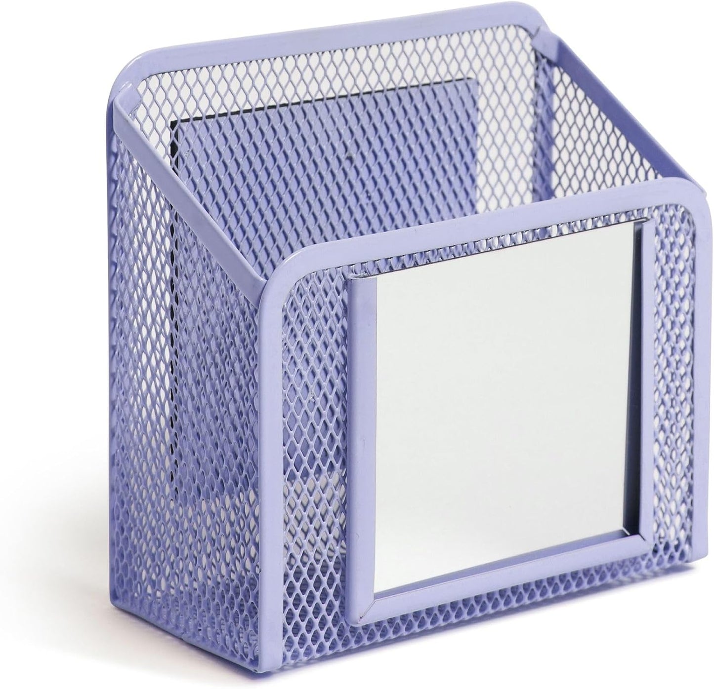 U Brands Magnetic Locker Cup with Mirror, Magnetic Pencil Holder, Purple