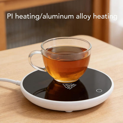 Mug Warmer, Electric Beverage Warmer with Smart Keep Warm & Auto Off, UL Certified Compact Design for Coffee Tea Milk, Gift for Coffee Lovers (US Plug)