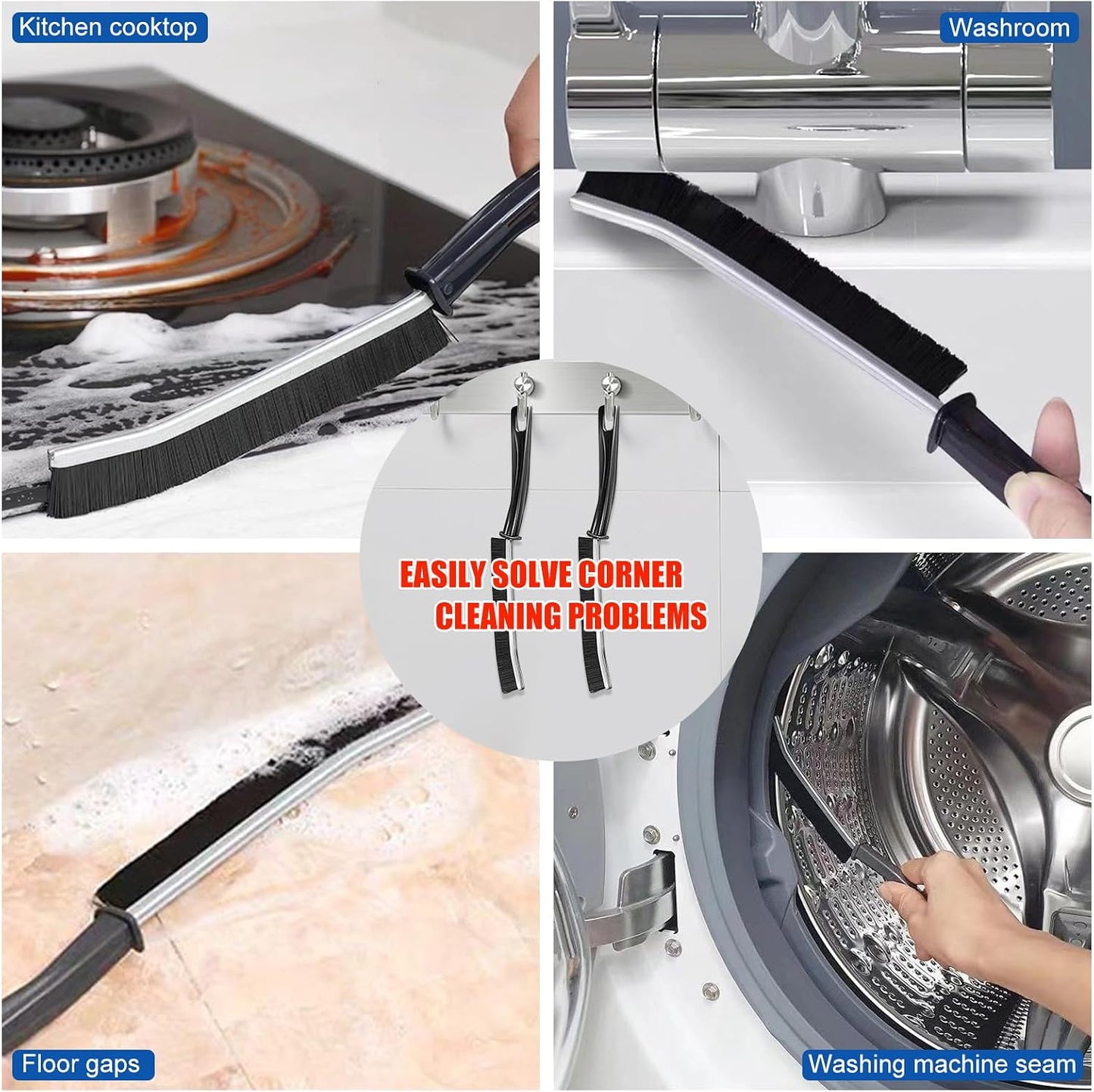 Dryer Vent Cleaner Kit for Shark NV350, NV351, NV352, NV353,NV360,NV500, NV501 Vacuum Attachment with Dryer Lint Brush and Hard Bristle Crevice Brush for Dryer Vent Replacement Parts