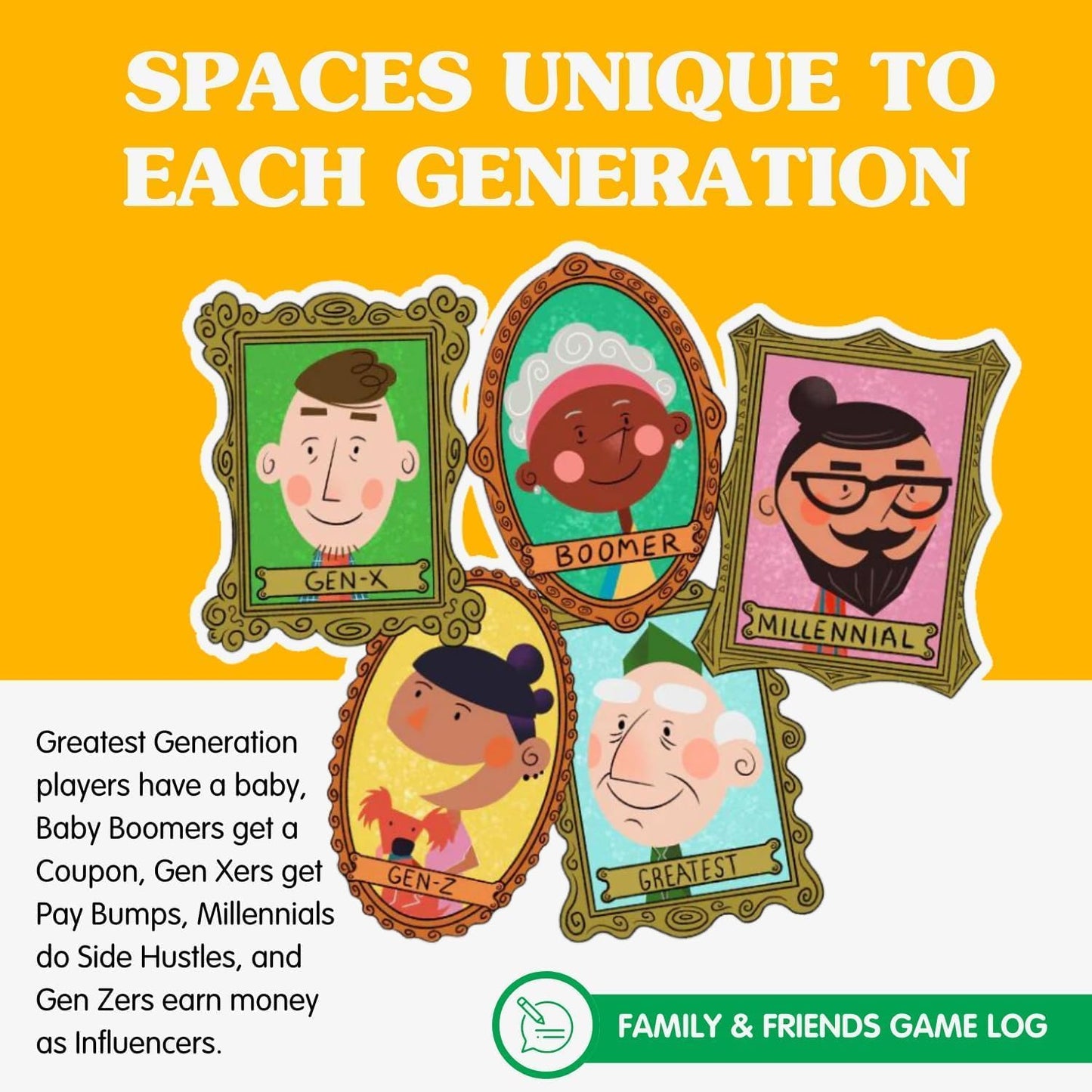 Ageless Games Taboo Charades - Classic Word Guessing & Charades Game for Older Adults - Big Easy to Read Cards for Low Vision - 80 Customizable Word Guess Cards - Fun Family Card Game for Ages 13-103