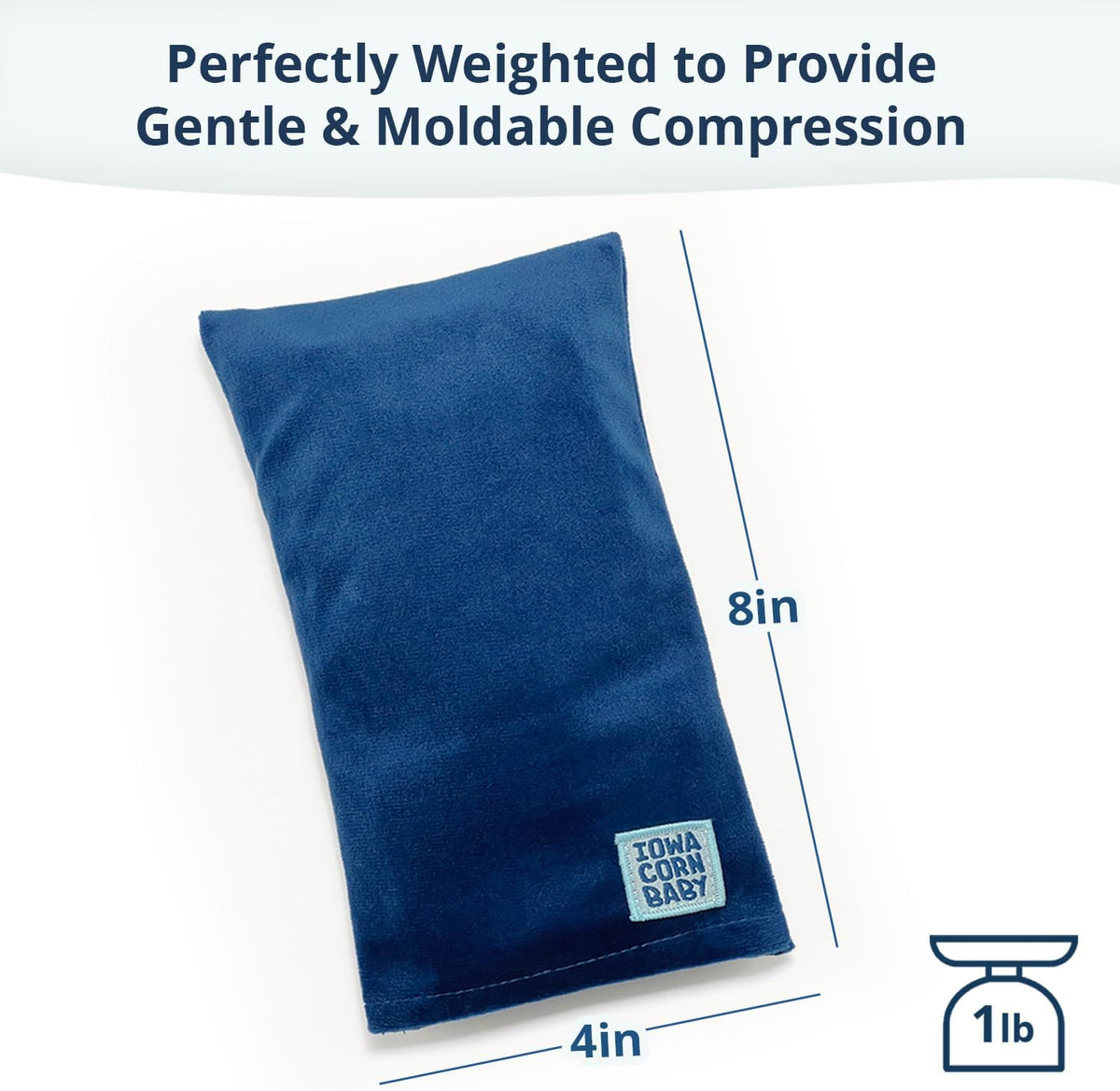 Mini Microwave Heating Pad and Cold Pack, Cold Hands, Neck and Wrists 4x8in