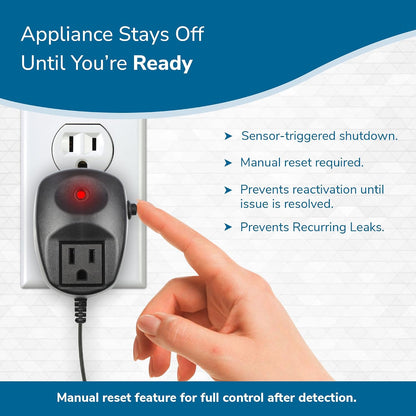 Water Sensor Alarm, Smart Water Leak Detector for Home & Basements | Made in THE USA | Automatic Flood Detectors and Water Alarm, Pure Water Capable (WaterWatcher)
