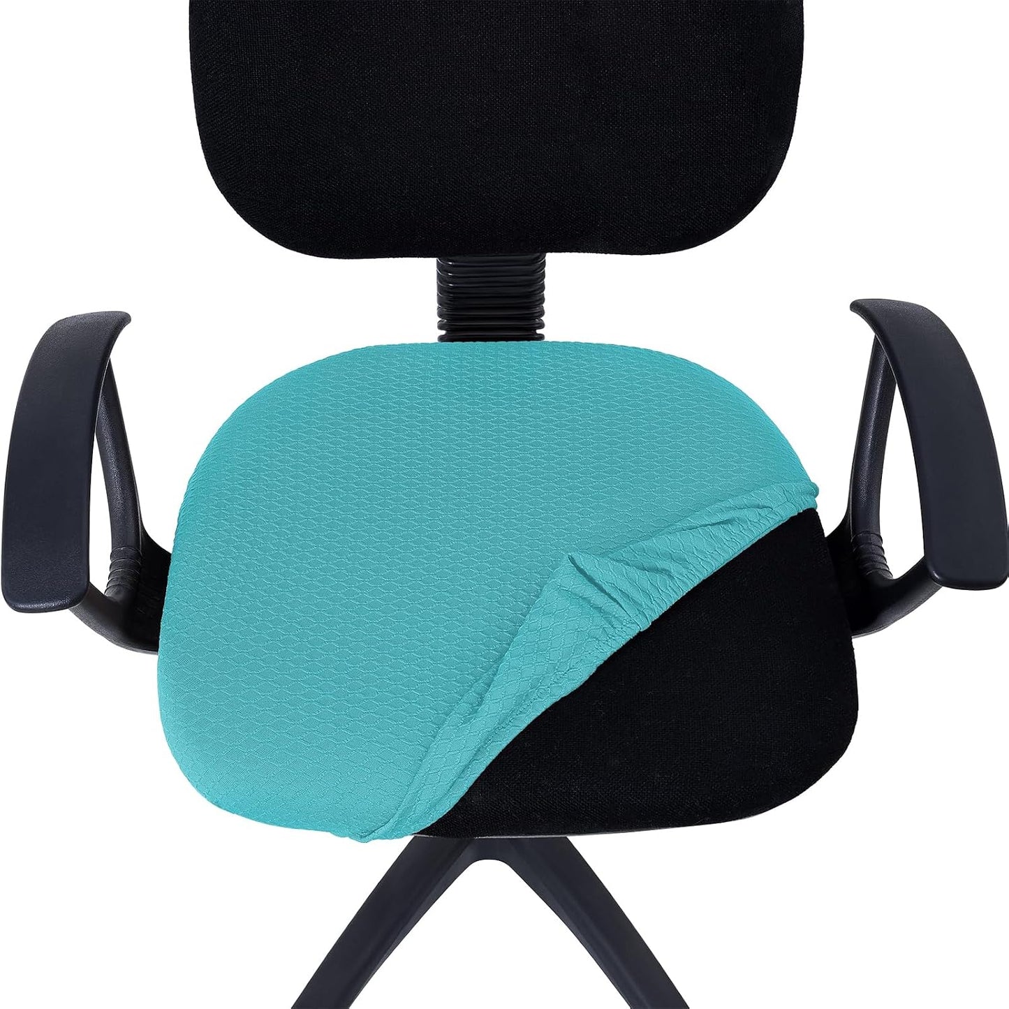 Smiry Office Computer Chair Armrest Covers, 2PCs Anti-dust Arm Rest Pad | Removable Washable Desk Chair Arm Pad Covers, Grey