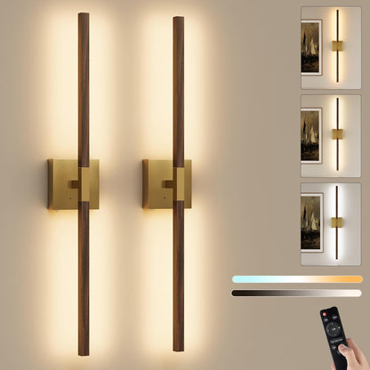 Rayogale Black Battery Operated Wall Sconce with Remote Control 8000mAh
