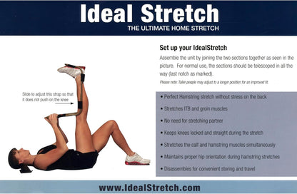 Leg Stretcher Hamstring Stretcher Hip Stretcher Patented | Calf Stretcher, Lower Back Stretcher, Patented Design, Supports Flexibility Training, Hamstring Recovery