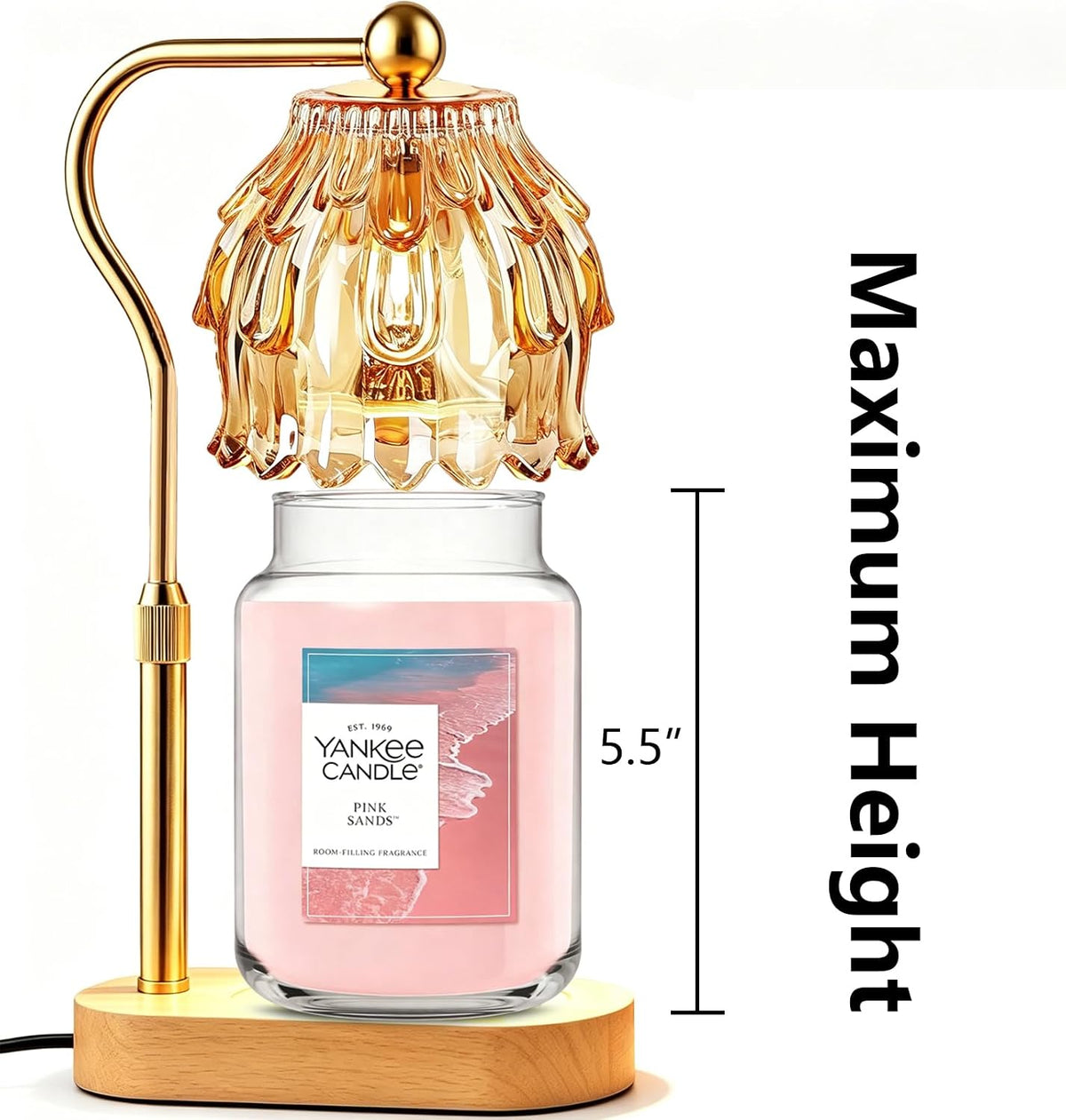 Candle Warmer Lamp with Timer & Dimmable New Home Gift Room Decor