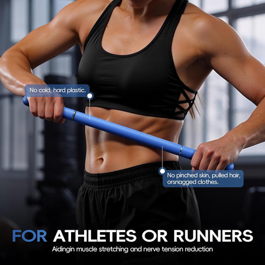 Massage Roller Stick – Deep Tissue Muscle Roller for Full Body
