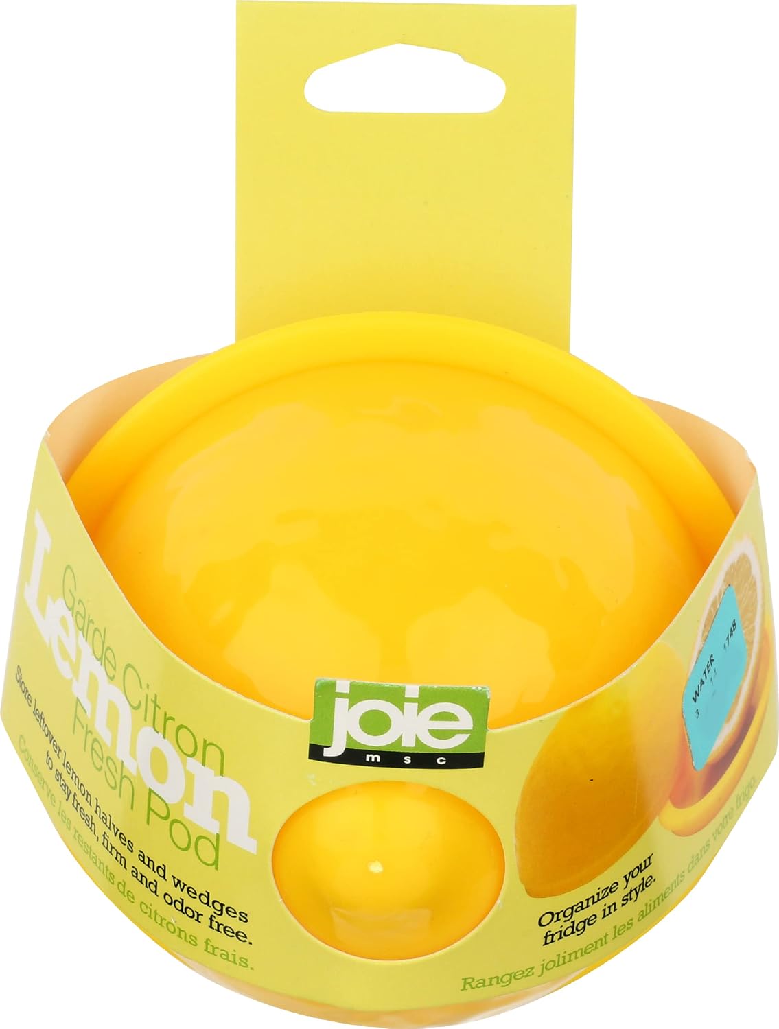 Joie Fresh Pod Avocado Storage Container with Clear Snap-On Lid, Keeps Leftover Half Flavorful and Firm in Fridge, Reusable Kitchen Gadget, BPA Free, Dishwasher Safe